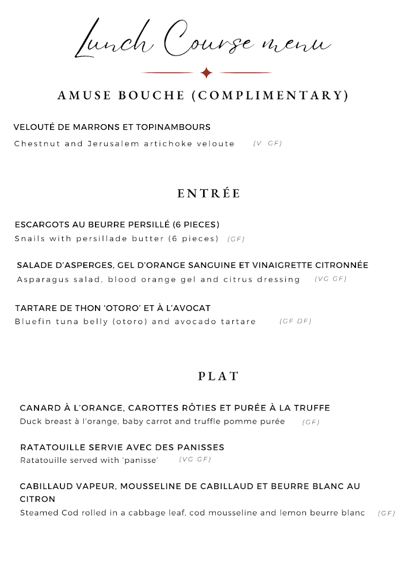 Menu Le Petit Chef - French Restaurant-2