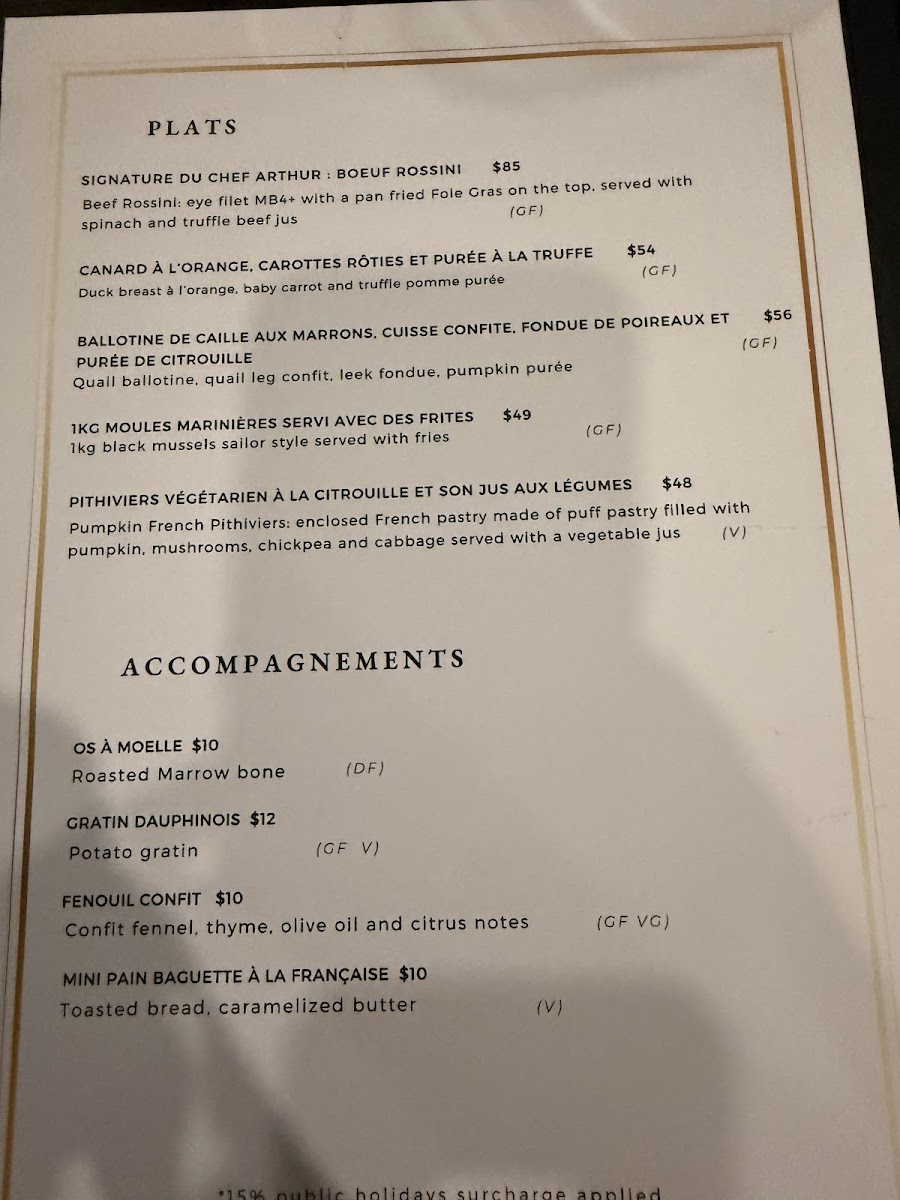 Menu Le Petit Chef - French Restaurant-8